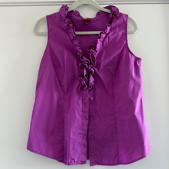 Merona Sleeveless Button-up Top - Picture 1 of 4